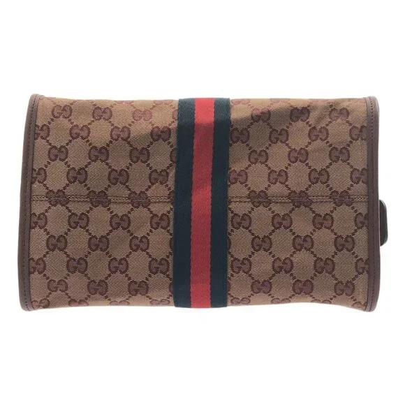 Gucci Ophidia GG Canvas Shoulder Bag Red - Picture 7 of 9